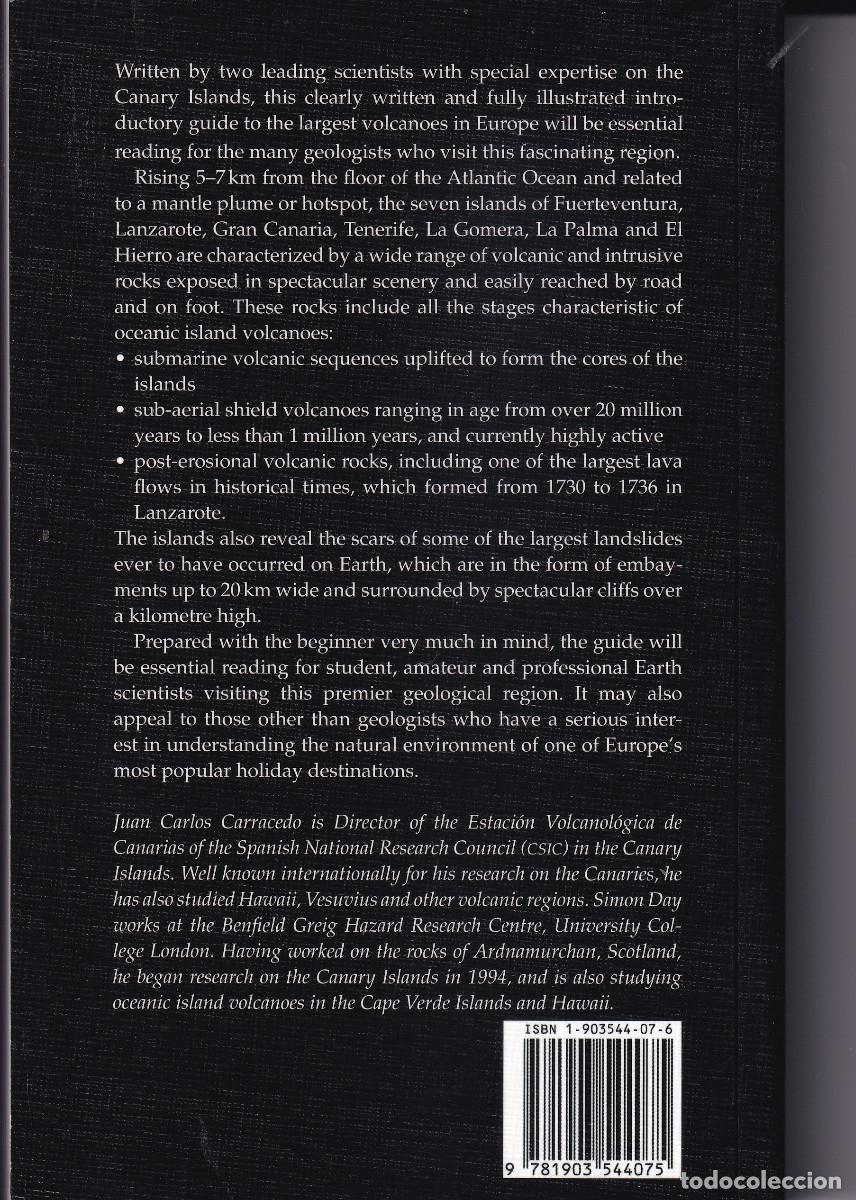 Libros de segunda mano: CANARY ISLANDS - JUAN CARLOS CARRACEDO - SIMON DAY - Foto 4