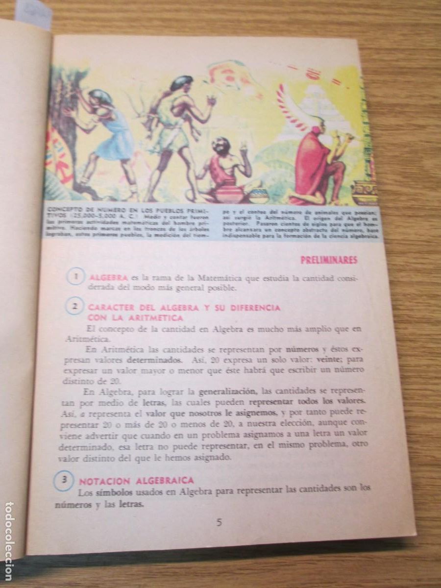 Libros de segunda mano de ciencias: ALGEBRA. AURELIO BALDOR. CON GRAFICOS Y 6523 EJERCICIOS Y PROBLEMAS CON RESPUESTAS. 1992 - Foto 5