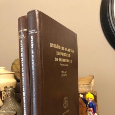 Libros de segunda mano: DISEÑO DE PLANTAS DE PROCESO DE MINERALES MULAR BHAPPU DOS TOMOS
