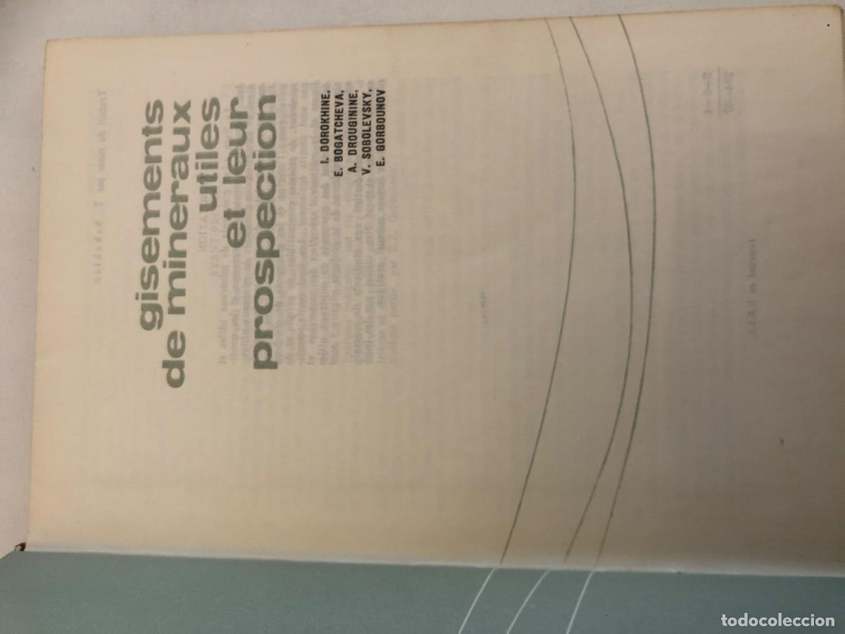 Libros de segunda mano: GISEMENTS DE MINERAUX &Uacute;TILES ET LEUR PROSPECTION - Foto 2