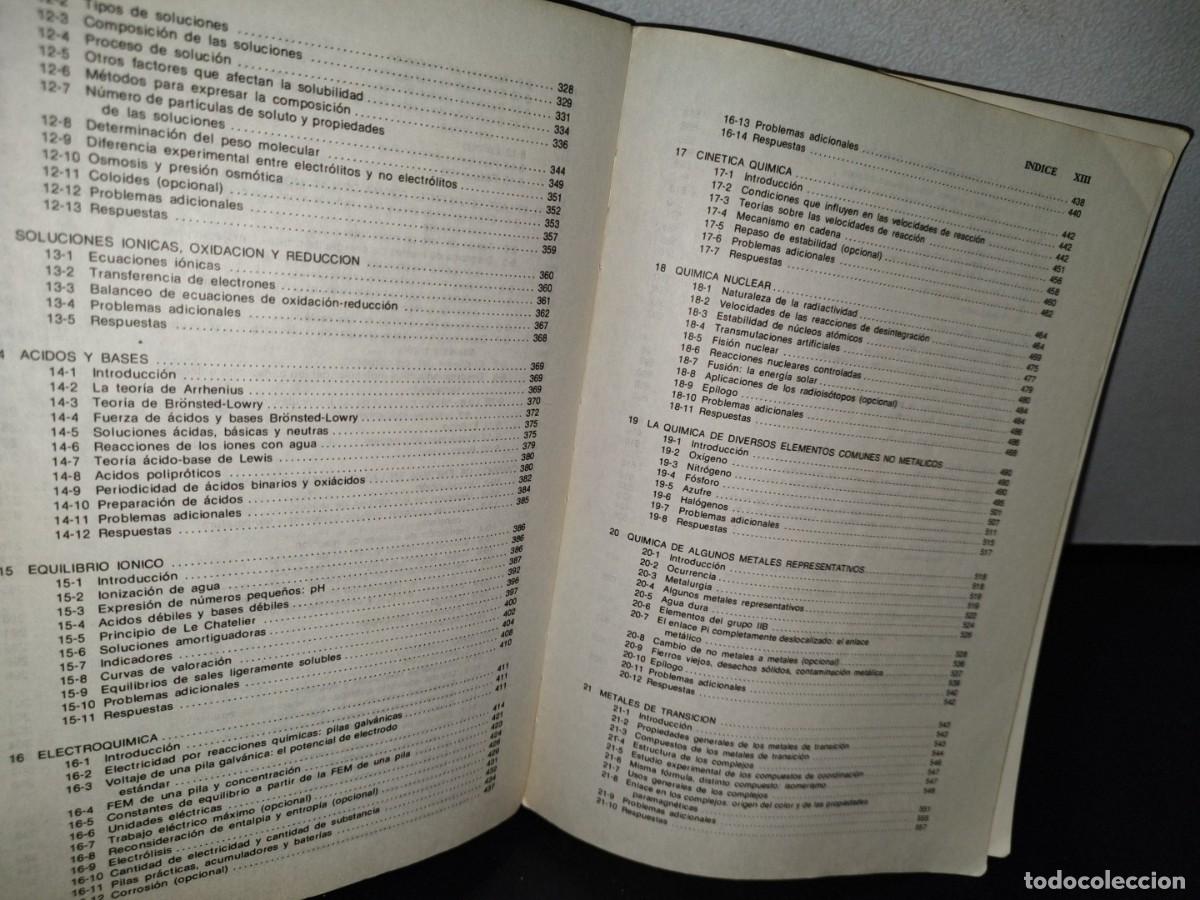 Libros de segunda mano de ciencias: 42- QU&Iacute;MICA - FRANK BRESCIA - Foto 6