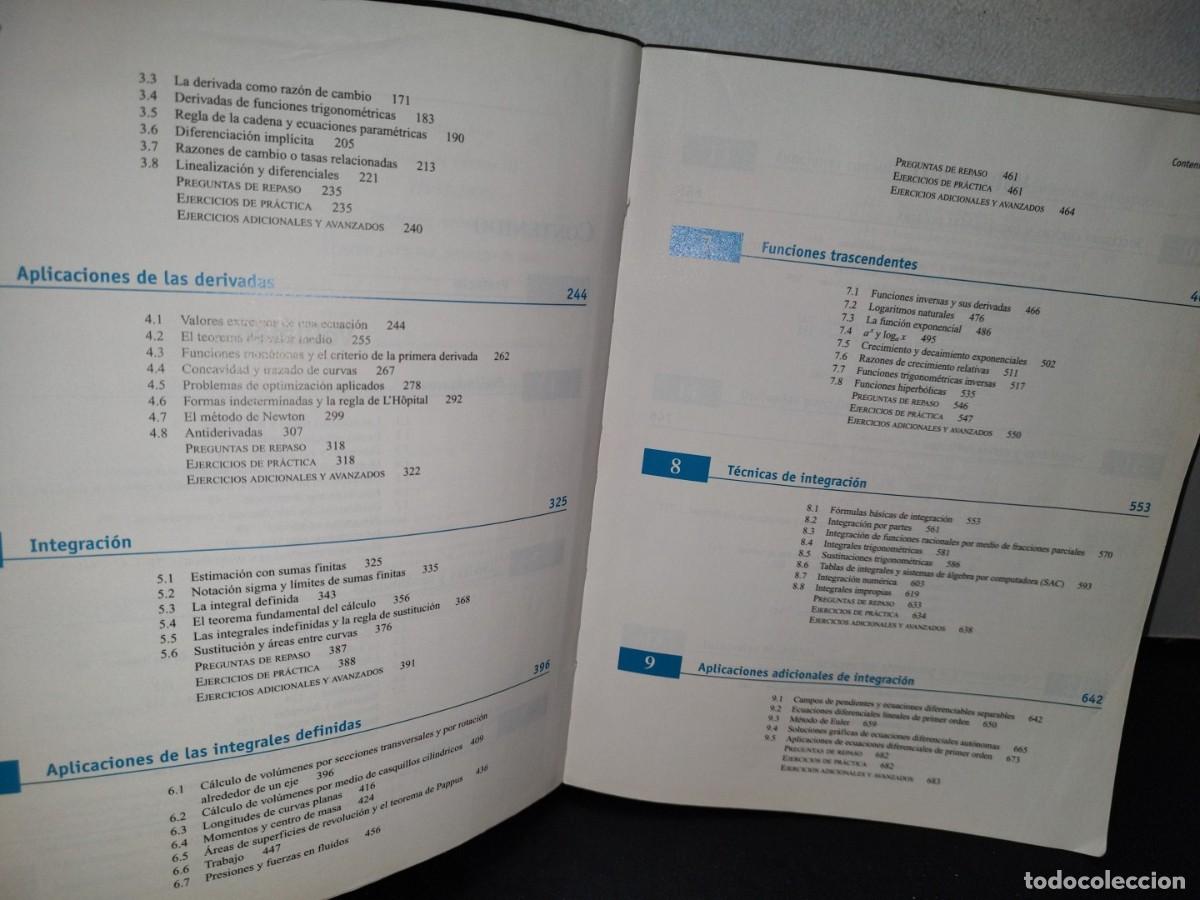 Libros de segunda mano de ciencias: 42- C&Aacute;LCULO, UNA VARIBLE - THOMAS- UND&Eacute;CIMA EDICI&Oacute;N - Foto 6