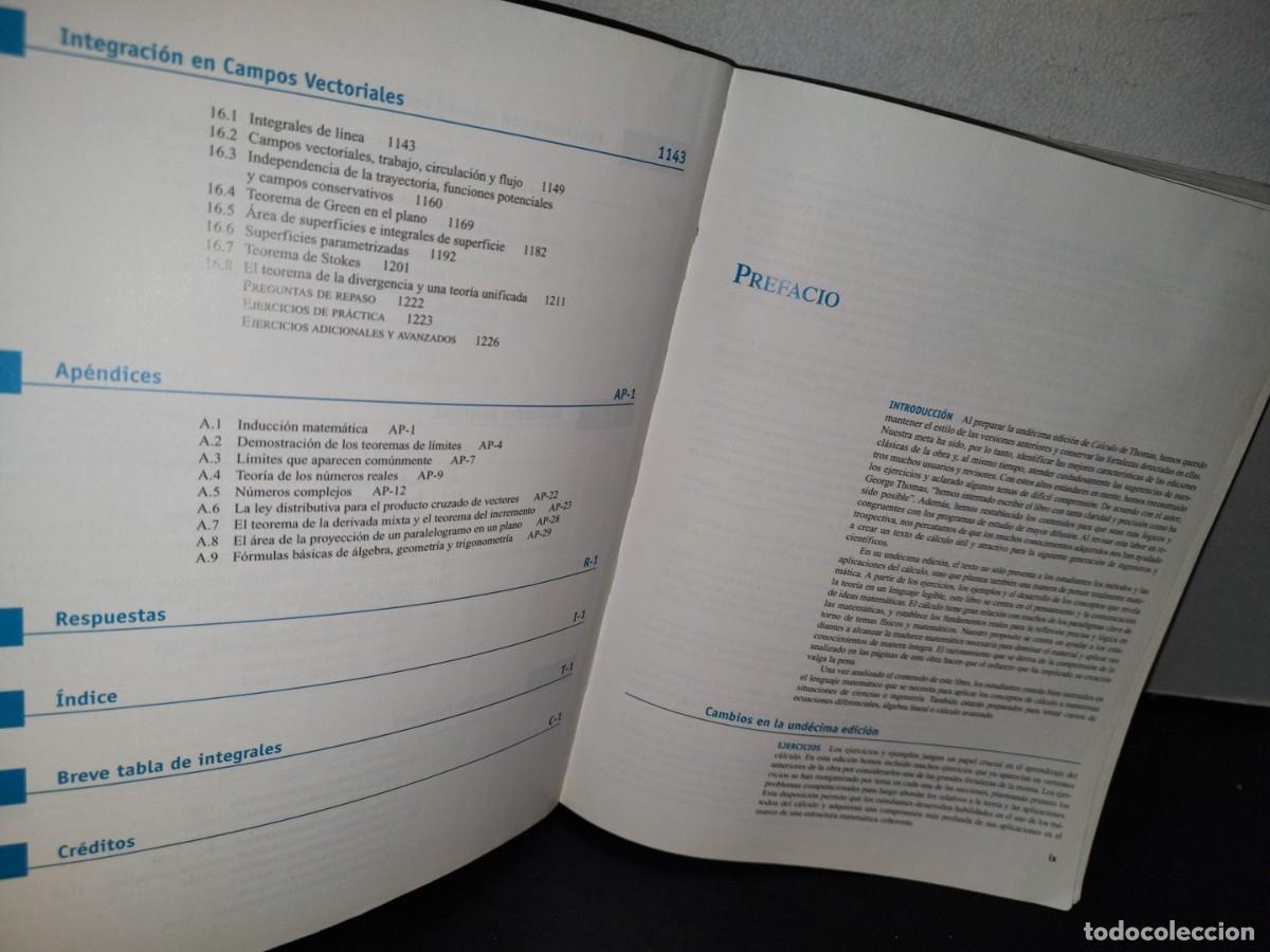 Libros de segunda mano de ciencias: 42- C&Aacute;LCULO, UNA VARIBLE - THOMAS- UND&Eacute;CIMA EDICI&Oacute;N - Foto 8