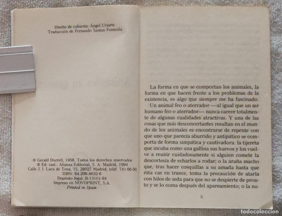 Libros de segunda mano: ANIMALES EN GENERAL. - Foto 3