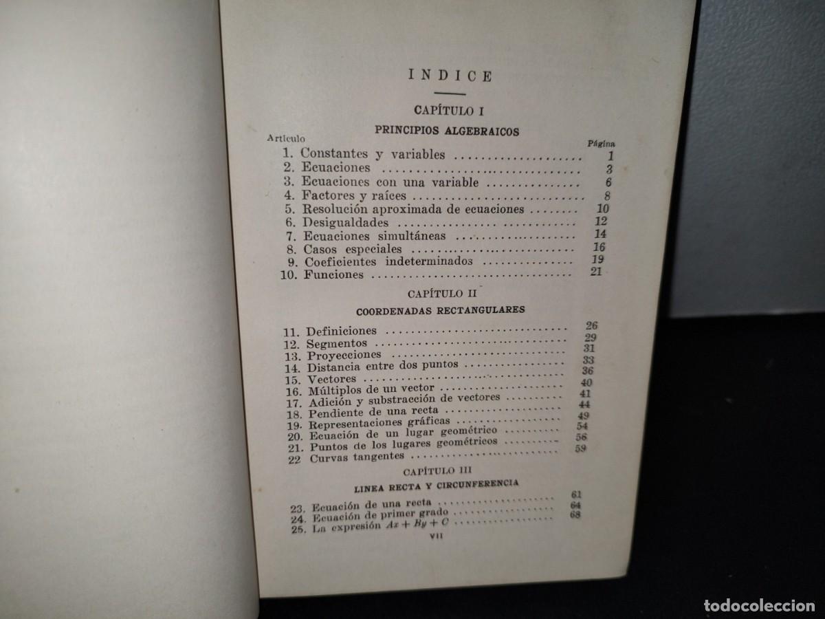 Libros de segunda mano de ciencias: 43- GEOMETR&Iacute;A ANAL&Iacute;TICA - H. B. PHILLIPS - 1943 - Foto 5