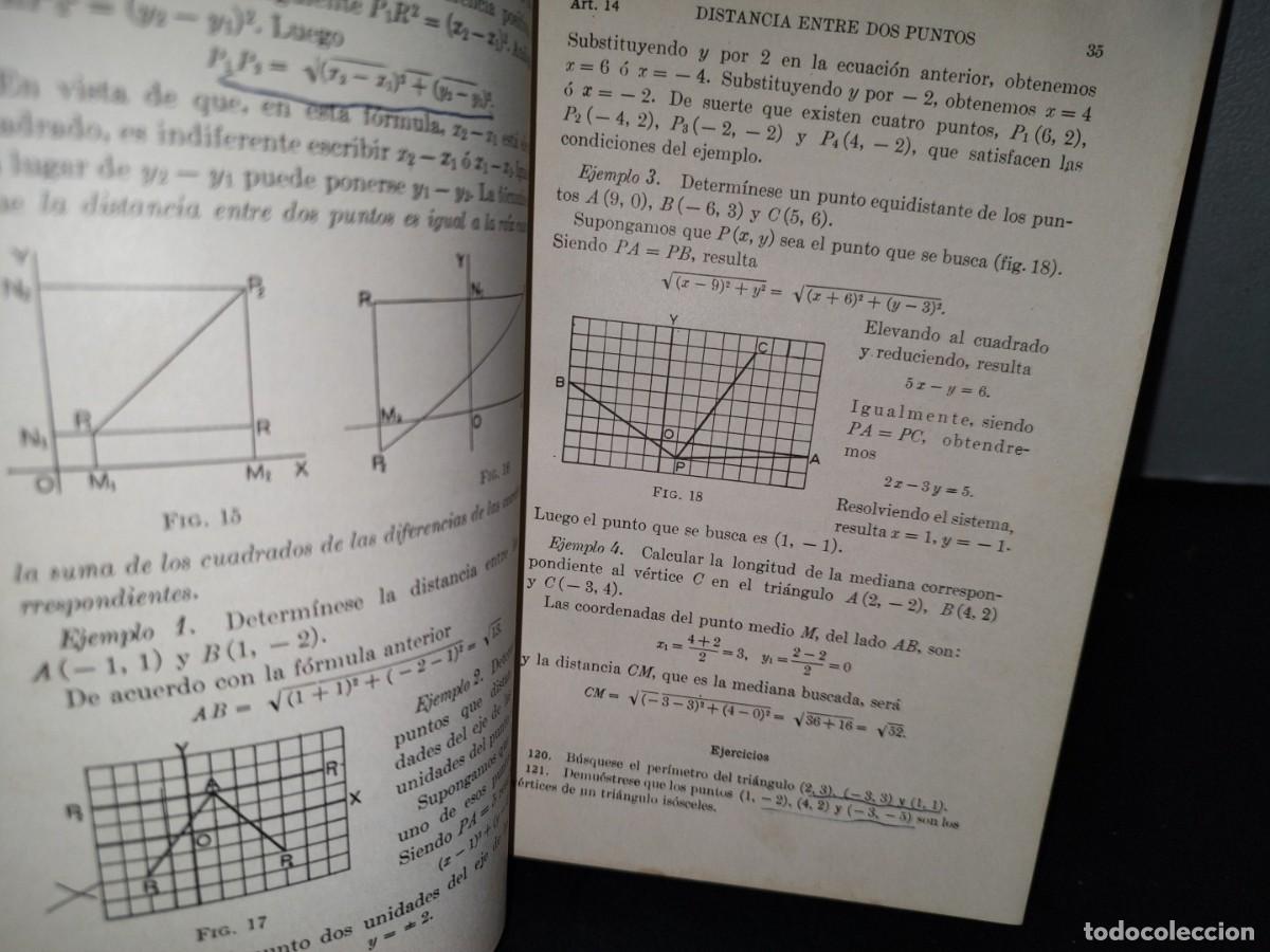Libros de segunda mano de ciencias: 43- GEOMETR&Iacute;A ANAL&Iacute;TICA - H. B. PHILLIPS - 1943 - Foto 9