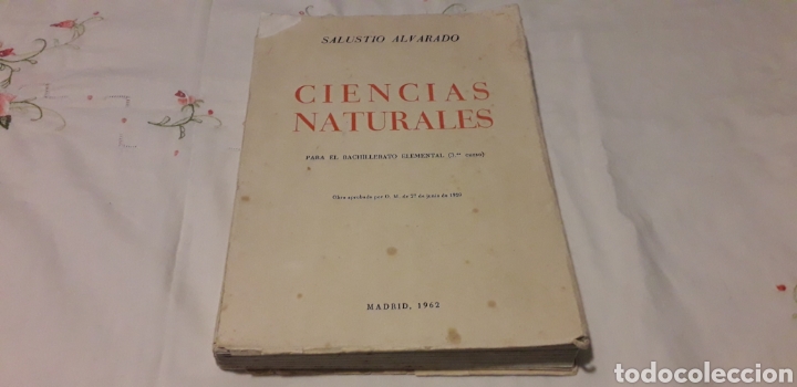 Libros de segunda mano: CIENCIAS NATURALES, SALUSTIO ALVARADO, - Foto 1
