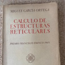 Libros de segunda mano de Ciencias: CALCULO DE ESTRUCTURAS RETICULARES, (BOLS 21). Lote 375940719
