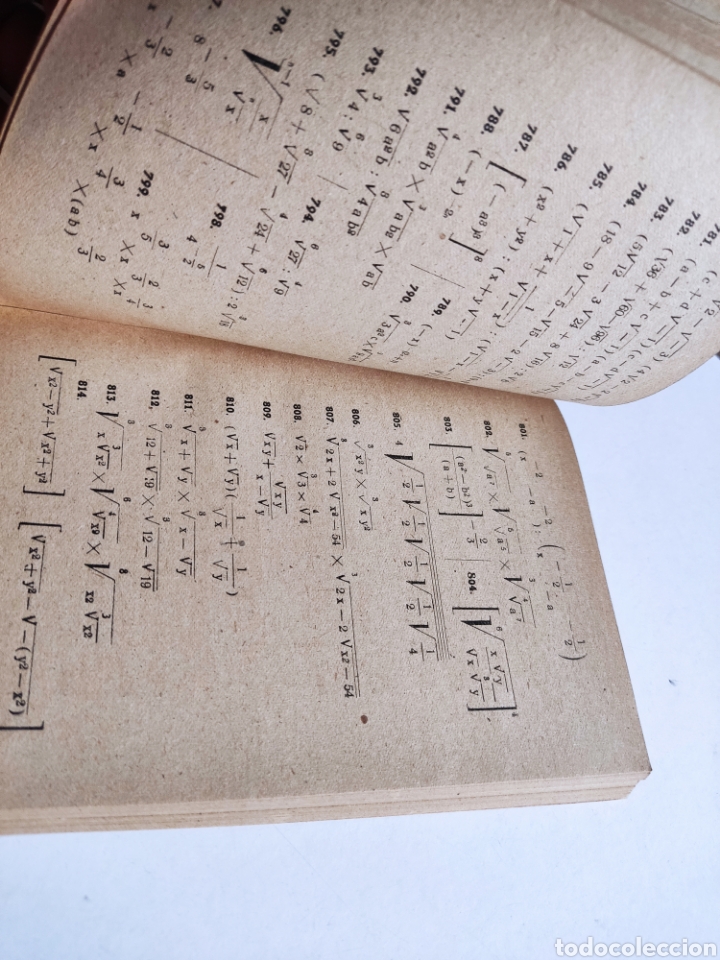 Libros de segunda mano de ciencias: Libro enunciados y tablas de operaciones efectuadas,1948 - Foto 4