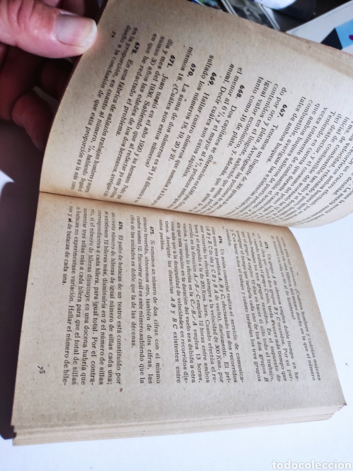 Libros de segunda mano de ciencias: Libro enunciados y tablas de operaciones efectuadas,1948 - Foto 5