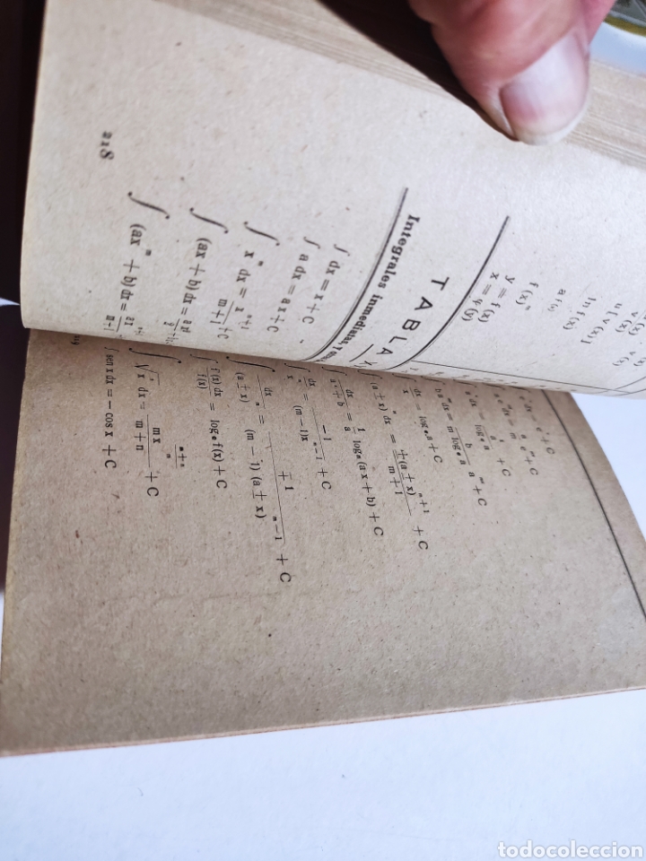 Libros de segunda mano de ciencias: Libro enunciados y tablas de operaciones efectuadas,1948 - Foto 8