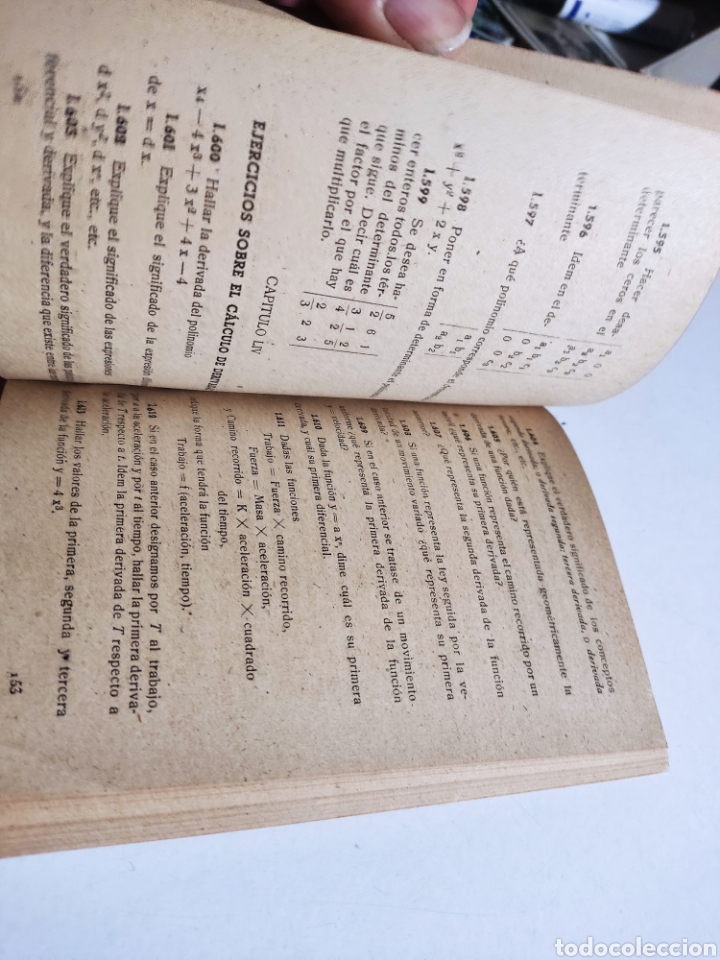 Libros de segunda mano de ciencias: Libro enunciados y tablas de operaciones efectuadas,1948 - Foto 10