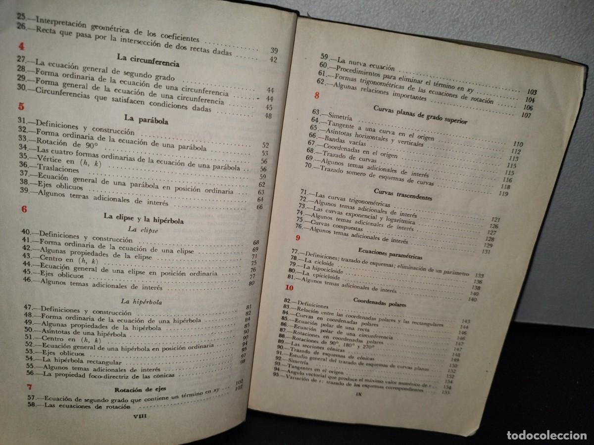 Libros de segunda mano de ciencias: 45- GEOMETR&Iacute;A ANAL&Iacute;TICA - FREDERICK H. STEEN - Foto 6