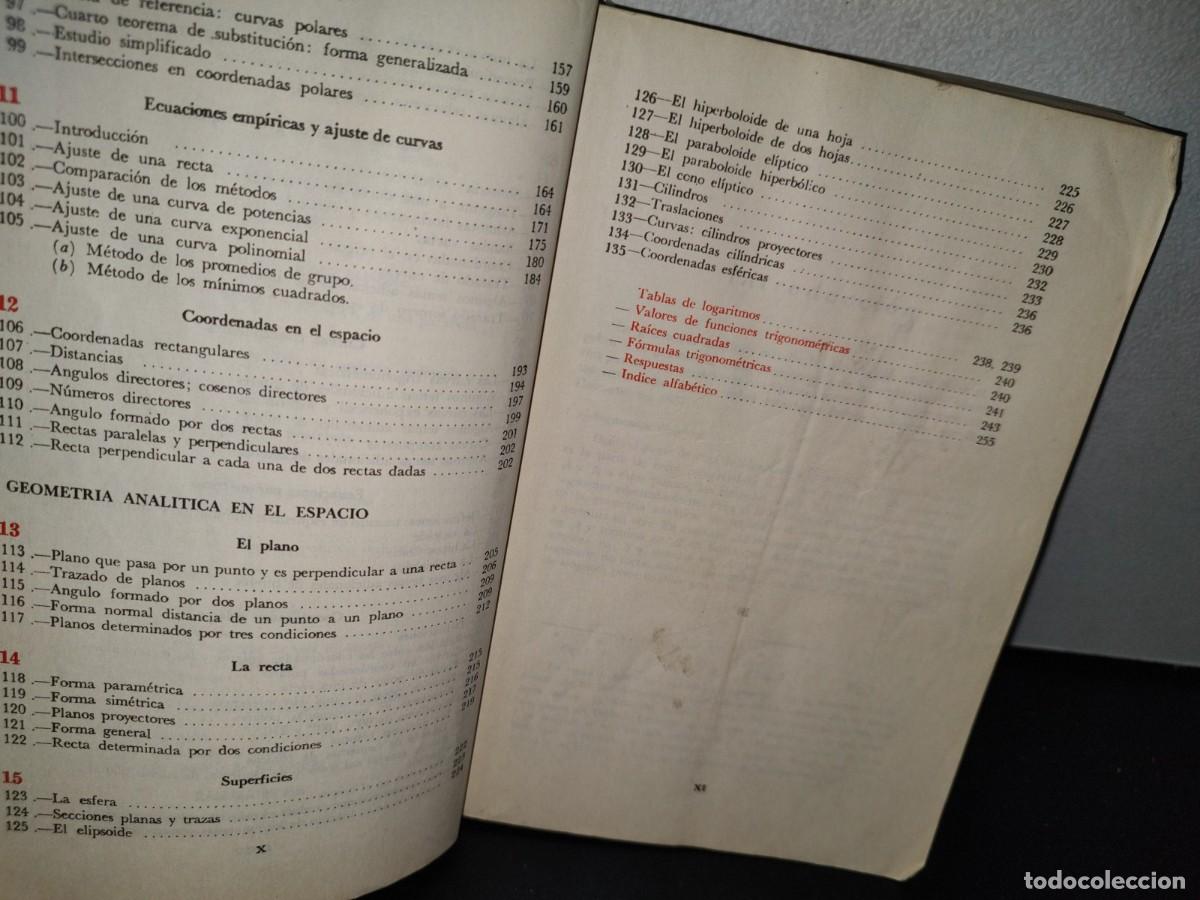 Libros de segunda mano de ciencias: 45- GEOMETR&Iacute;A ANAL&Iacute;TICA - FREDERICK H. STEEN - Foto 7