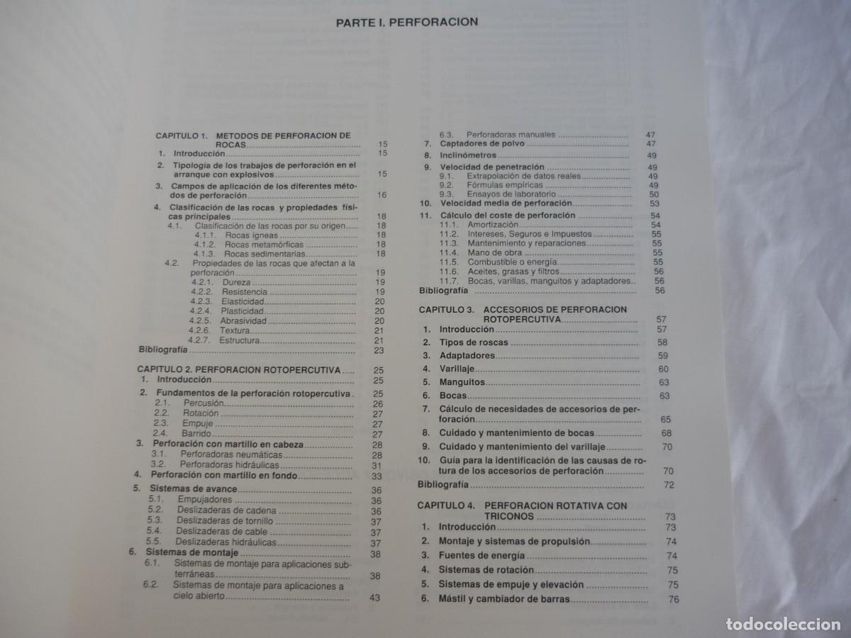 Libros de segunda mano: Manual de perforaci&oacute;n y voladura de rocas - Foto 5