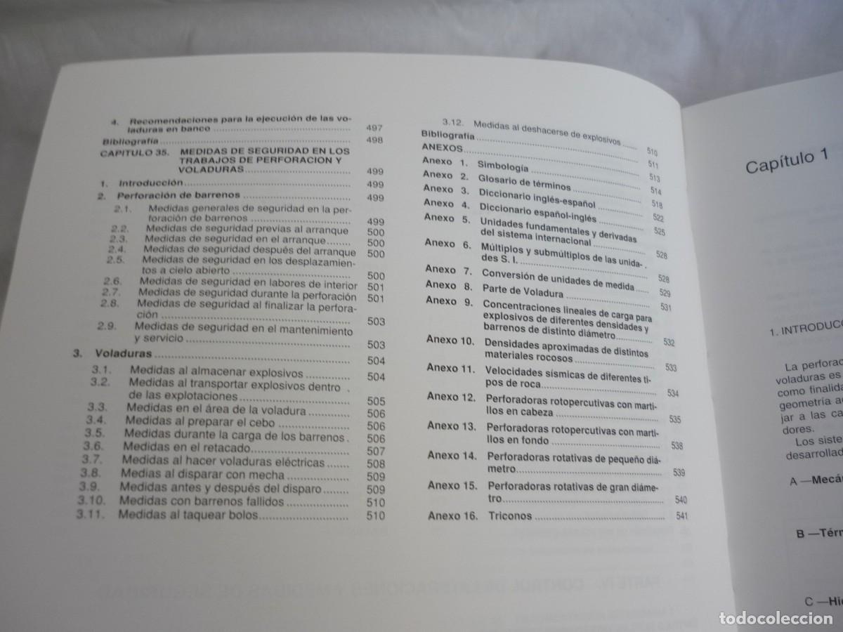 Libros de segunda mano: Manual de perforaci&oacute;n y voladura de rocas - Foto 9