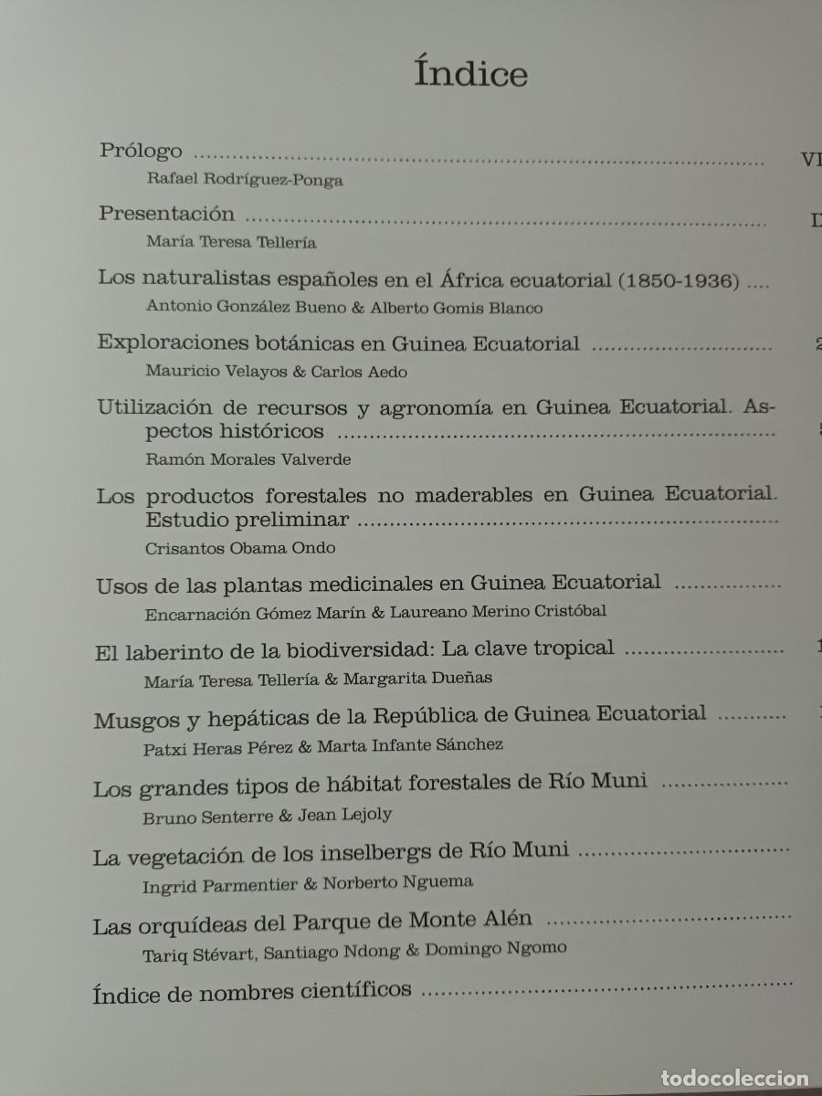 Libros de segunda mano: BOT&Aacute;NICA Y BOT&Aacute;NICOS EN GUINEA ECUATORIAL (REAL JARDIN BOT&Aacute;NICO. CSIC) - Foto 4