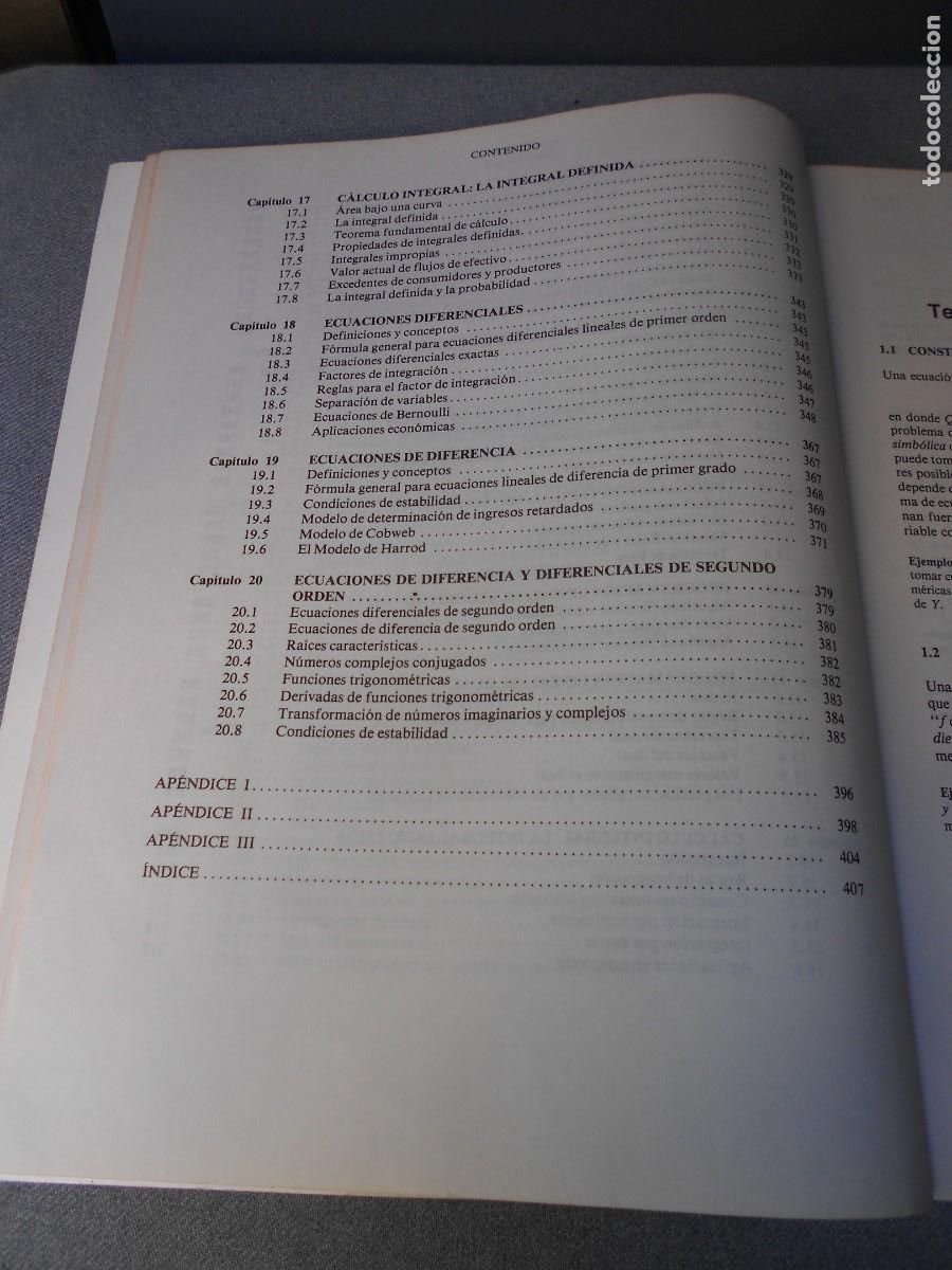 Libros de segunda mano de ciencias: MATEMATICAS PARA ECONOMISTAS - Foto 8