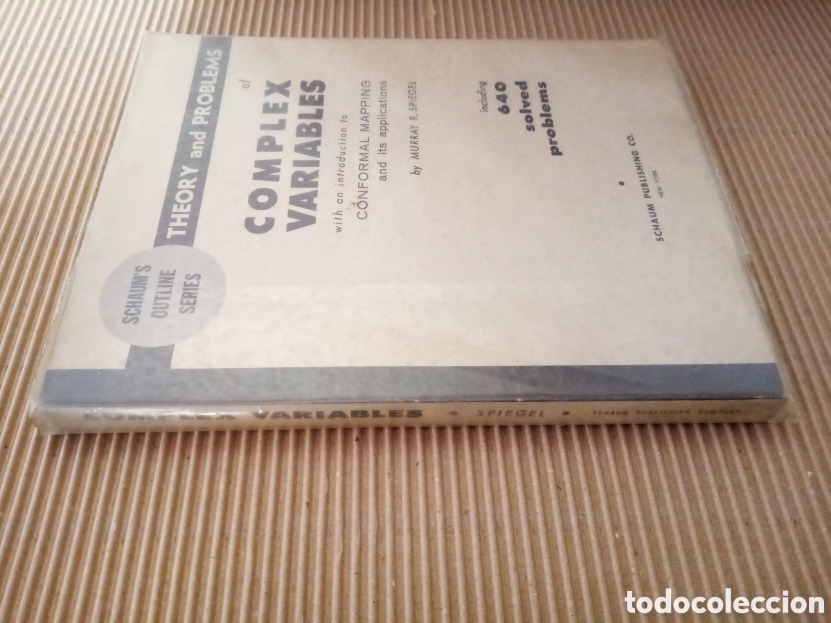 Libros de segunda mano de ciencias: Complex variables. Theory & problems - Foto 2