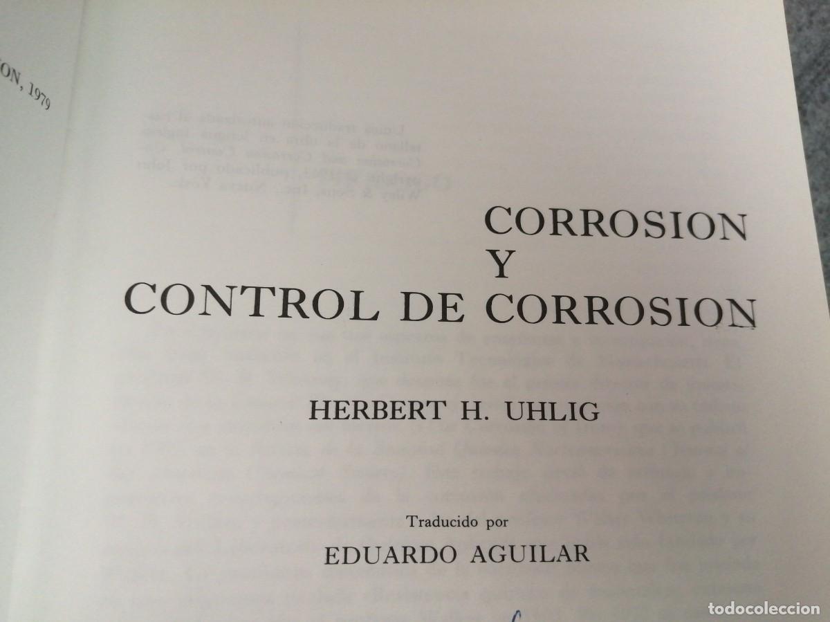 Libros de segunda mano de ciencias: Libro metales Corrosion y control editorial Urmo - Foto 3