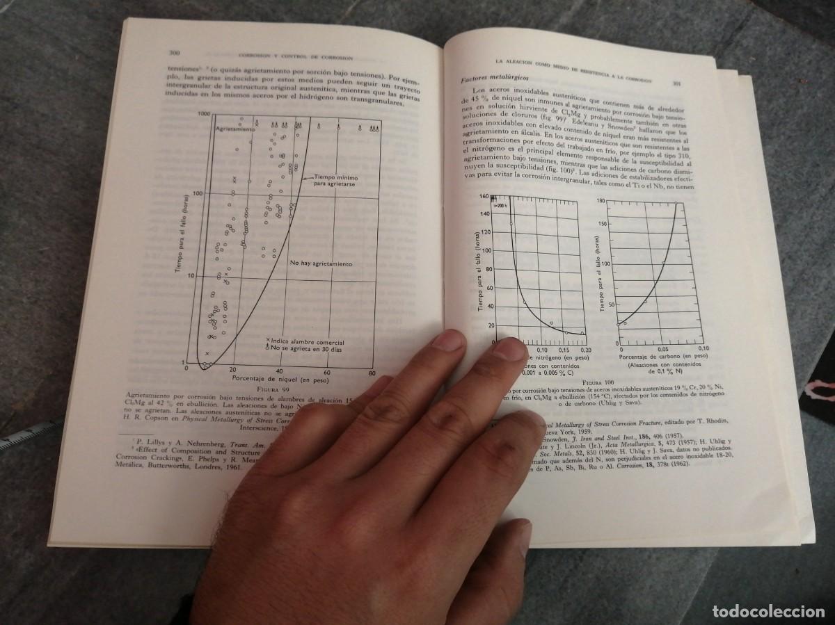 Libros de segunda mano de ciencias: Libro metales Corrosion y control editorial Urmo - Foto 4