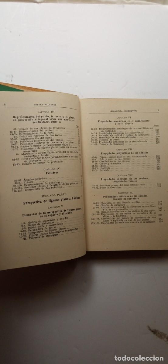 Libros de segunda mano de ciencias: Geometria descriptiva, 2&ordm; edici&oacute;n - Foto 5