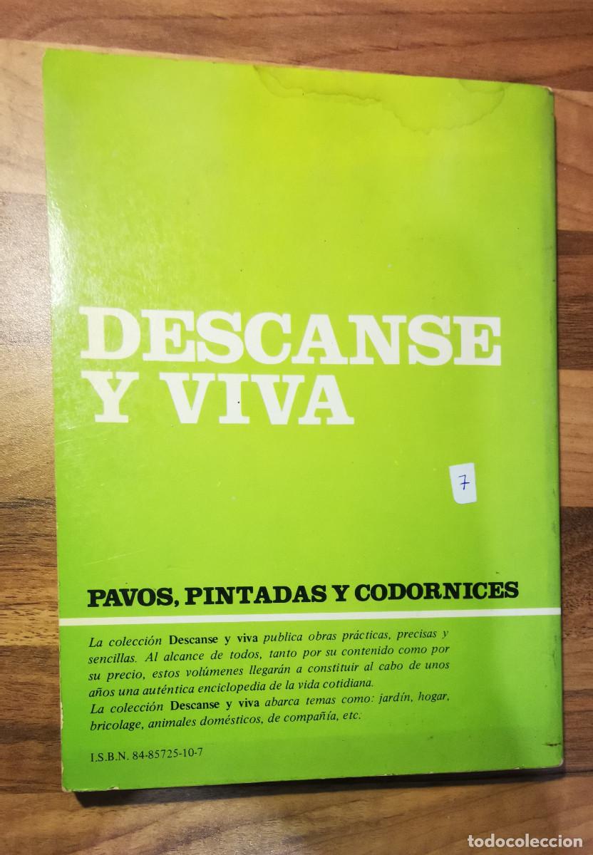 Libros de segunda mano: PAVOS, PINTADAS Y CODORNICES. JEROME SAUZE. 1982 - Foto 2