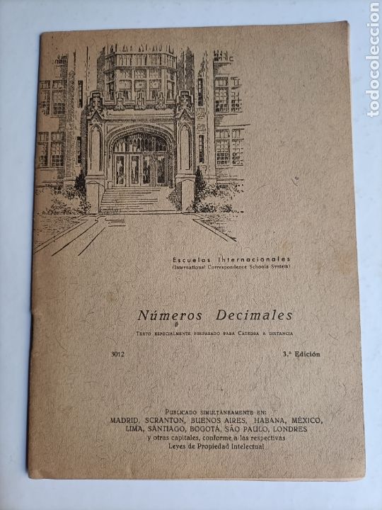 Libros de segunda mano de ciencias: N&uacute;meros decimales . Escuelas internacionales . Temas matem&aacute;ticas - Foto 2