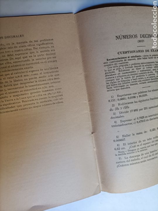 Libros de segunda mano de ciencias: N&uacute;meros decimales . Escuelas internacionales . Temas matem&aacute;ticas - Foto 5