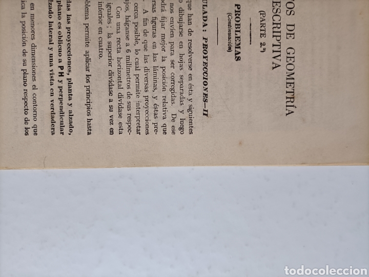 Libros de segunda mano de ciencias: Elementos de geometr&iacute;a descriptiva. Parte 1 y 2 . Escuelas internacionales temas matem&aacute;ticas - Foto 9