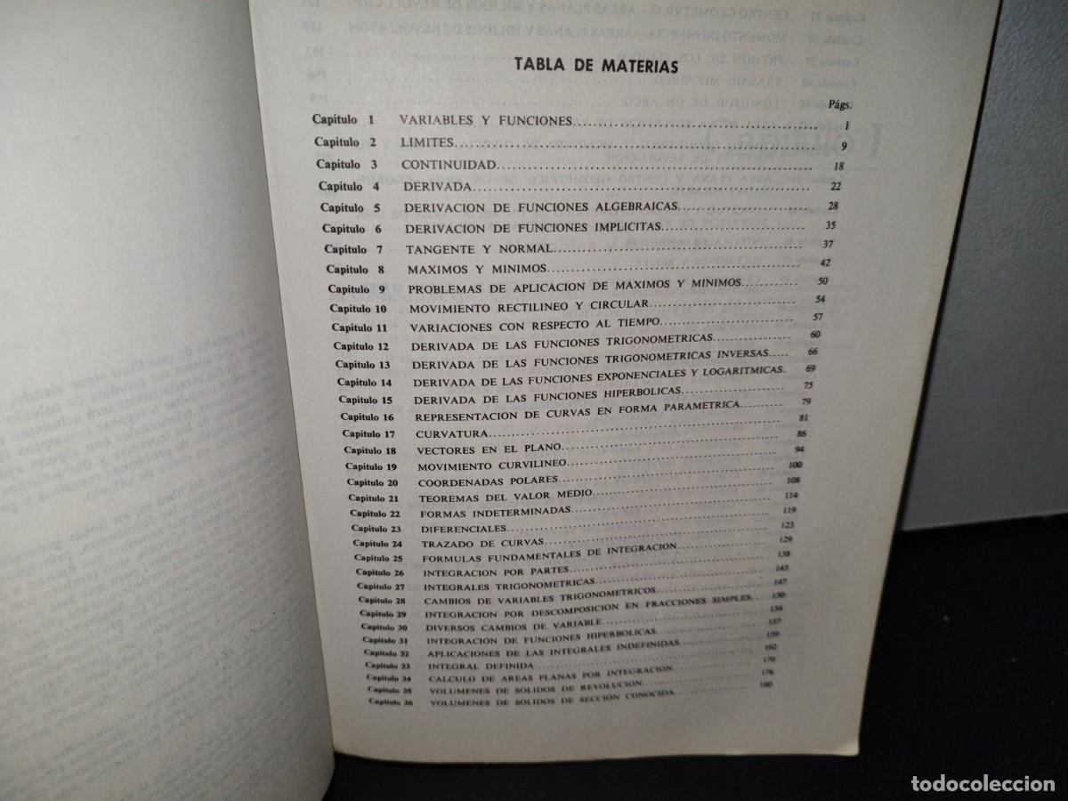 Libros de segunda mano de ciencias: 46- C&Aacute;LCULO DIFERENCIAL E INTEGRAL. FRANK AYRES, JR. - Foto 5