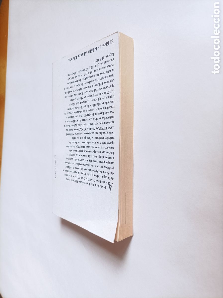 Libros de segunda mano de ciencias: Nuevos pasatiempos matem&aacute;ticos / Martin Gardner - Foto 4