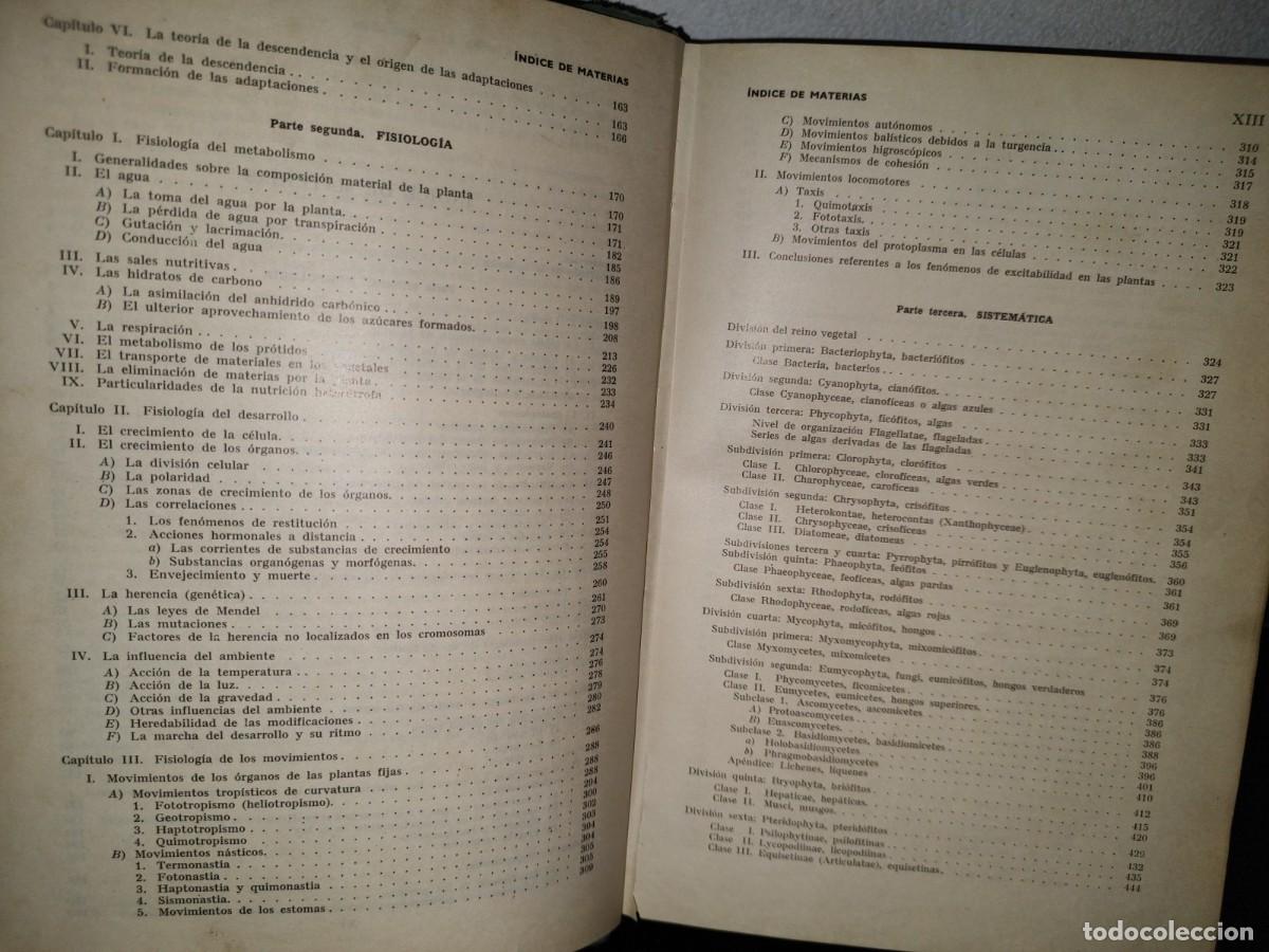 Libros de segunda mano: 47- TRATADO DE BOT&Aacute;NICA - E. STRASBURGER - 1971 - Foto 10