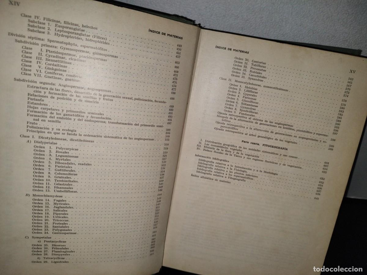 Libros de segunda mano: 47- TRATADO DE BOT&Aacute;NICA - E. STRASBURGER - 1971 - Foto 11