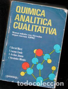 Libri di seconda mano: Qu&iacute;mica Analitica Cualitativa. VVAA