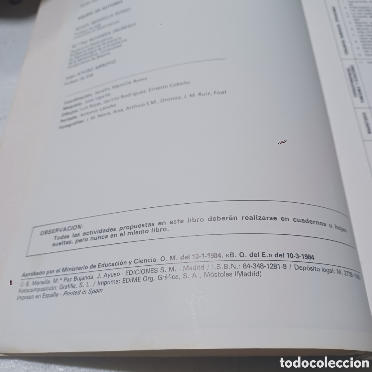 Libros de segunda mano de ciencias: Libro Matem&aacute;ticas 6&deg; E.G.B. PITAGORAS SM - Foto 3
