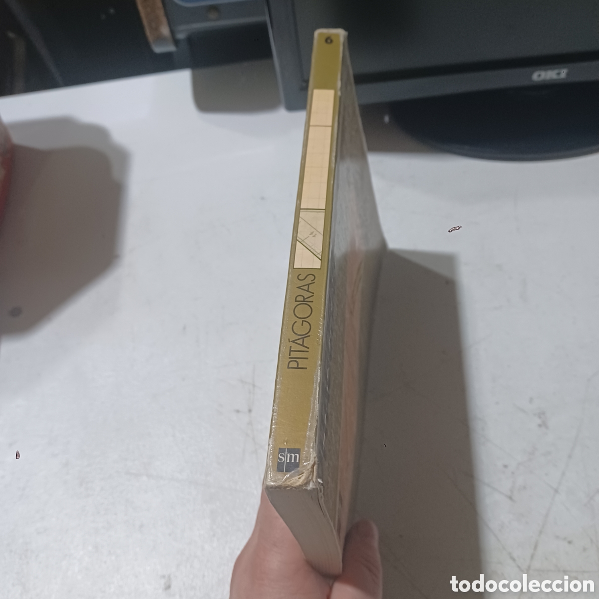 Libros de segunda mano de ciencias: Libro Matem&aacute;ticas 6&deg; E.G.B. PITAGORAS SM - Foto 4