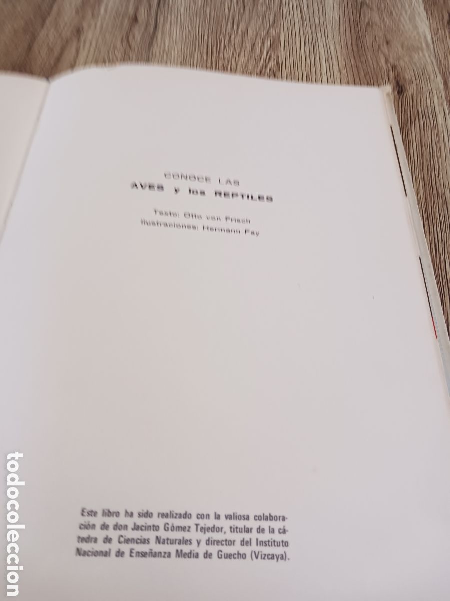 Libros de segunda mano: Conoce las Aves y los Reptiles. - Foto 2