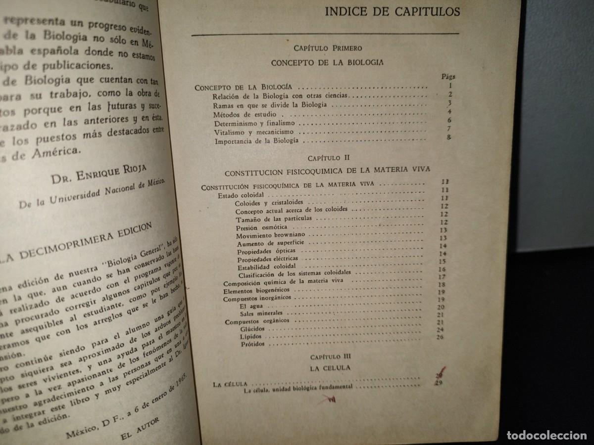 Libros de segunda mano: 51- BIOLOG&Iacute;A GENERAL. DR. JOS&Eacute; DE LILLE - 1965 - Foto 5