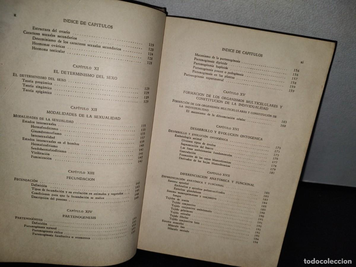 Libros de segunda mano: 51- BIOLOG&Iacute;A GENERAL. DR. JOS&Eacute; DE LILLE - 1965 - Foto 7