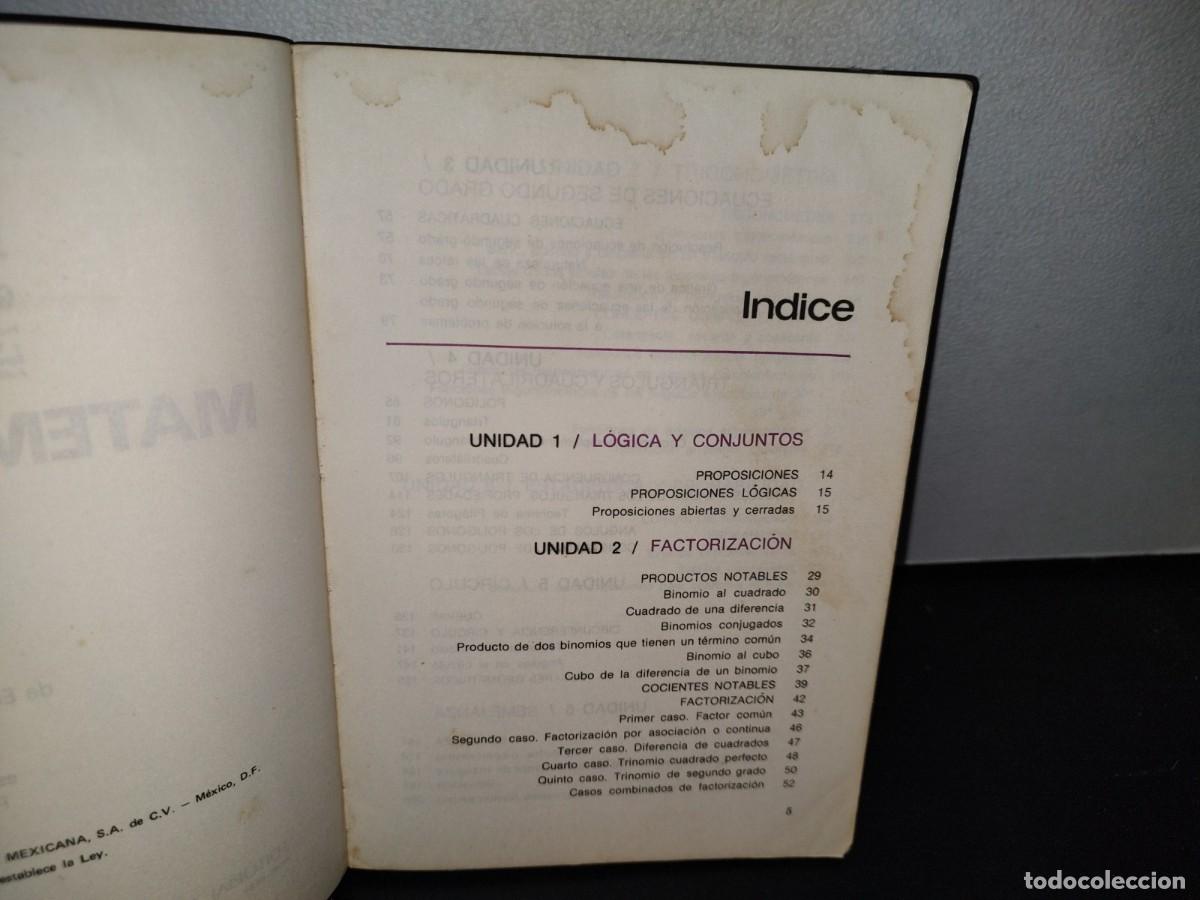 Libros de segunda mano de ciencias: 51- MATEM&Aacute;TICAS. 3ER. CURSO - LUIS PARRA CABRERA - Foto 3