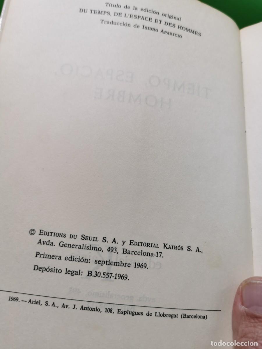 Libros de segunda mano de ciencias: JEAN E. CHARON . TIEMPO, ESPACIO, HOMBRE - Foto 3