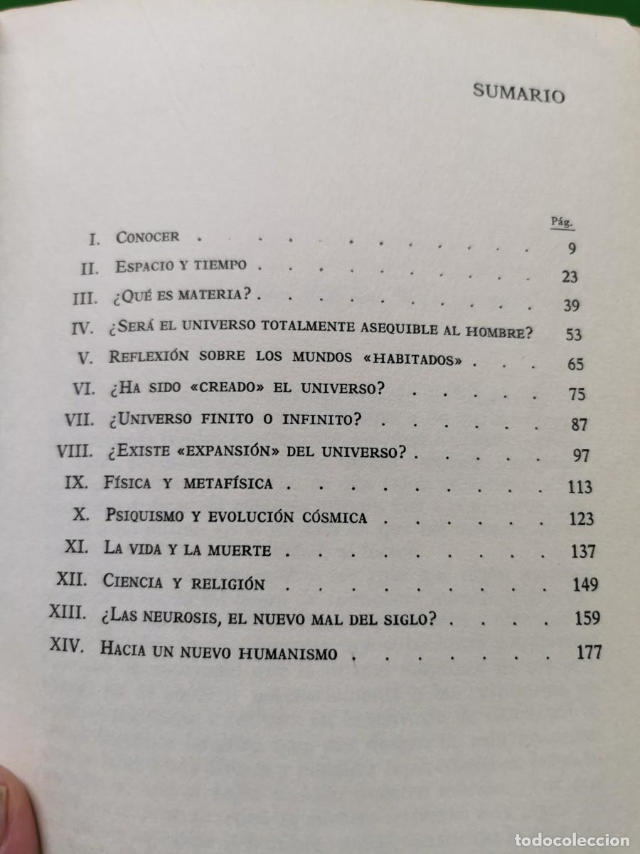 Libros de segunda mano de ciencias: JEAN E. CHARON . TIEMPO, ESPACIO, HOMBRE - Foto 4