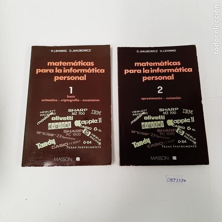 Libros de segunda mano de ciencias: Matem&aacute;ticas para la inform&aacute;tica personal - Foto 1