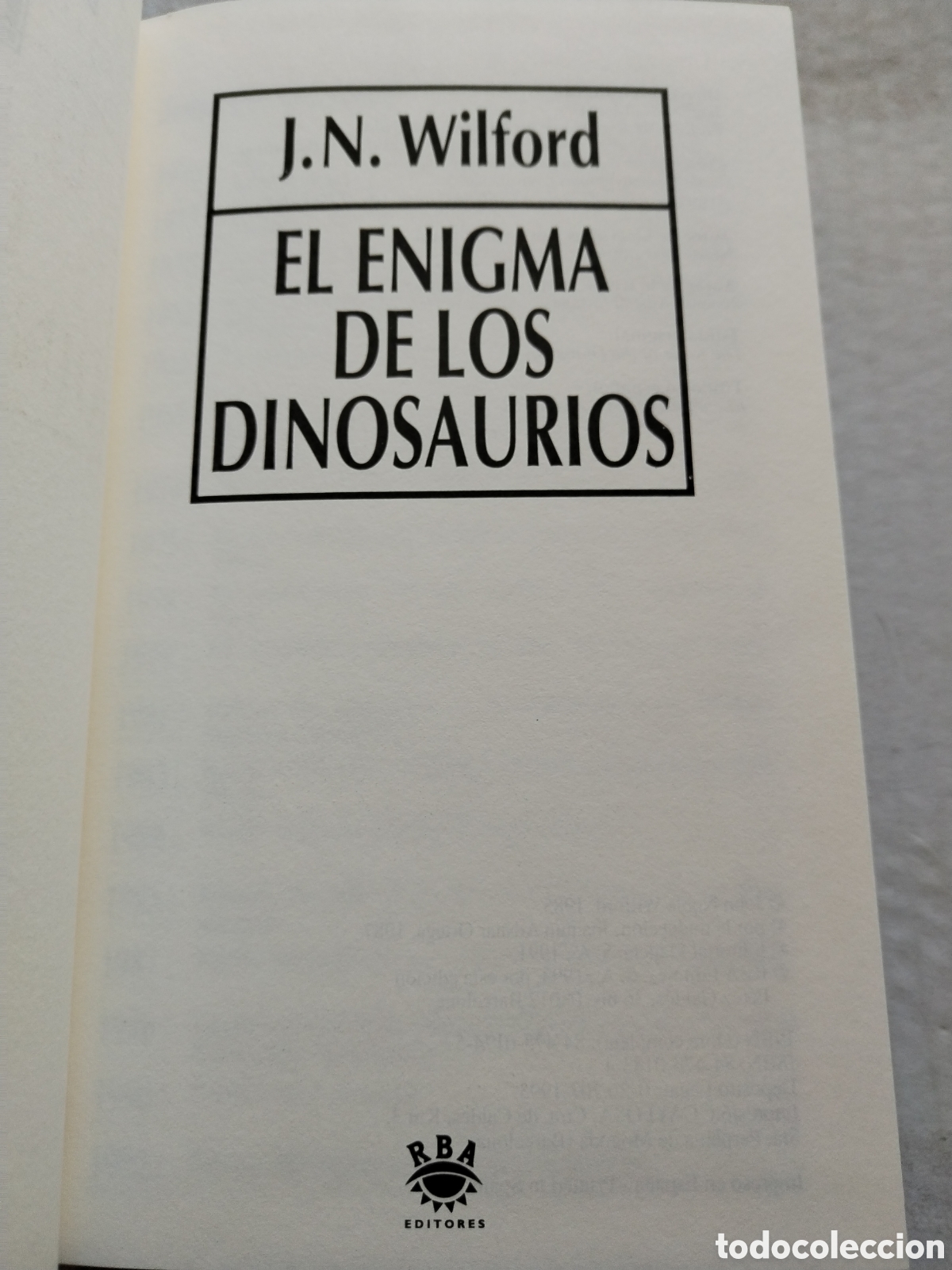Libros de segunda mano de ciencias: EL ENIGMA DE LOS DINORAURIOS/ - Foto 2