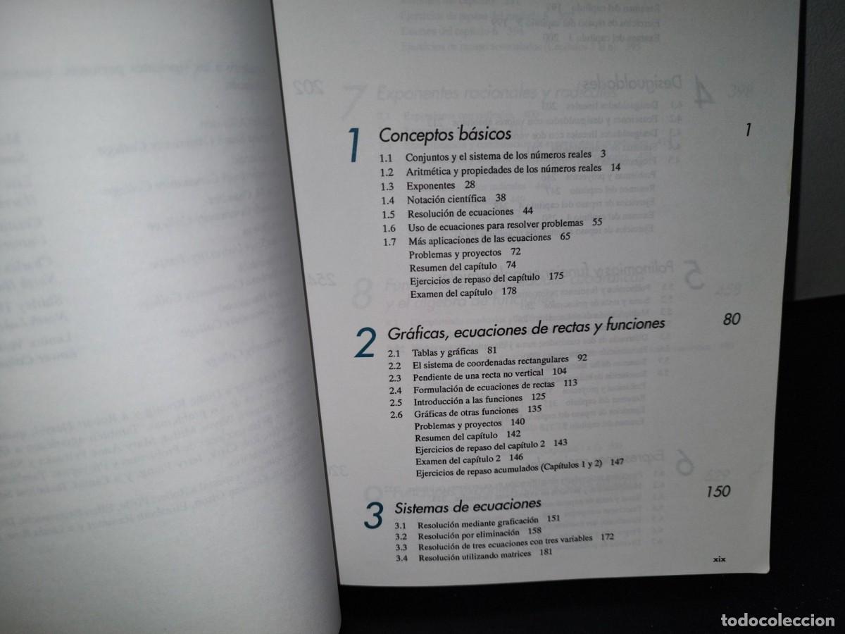 Libros de segunda mano de ciencias: 52- &Aacute;LGEBRA INTERMEDIA - R. DAVID GUSTAFSON - Foto 4
