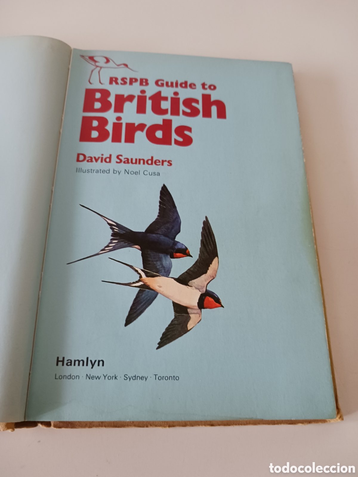 Libros de segunda mano: Guide to British Birds, RSPB, David Saunders, 1976 ingl&eacute;s - Foto 1