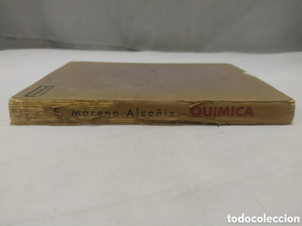 Libros de segunda mano de ciencias: Qu&iacute;mica. Emilio Moreno Alca&ntilde;iz, 1945 - Foto 2