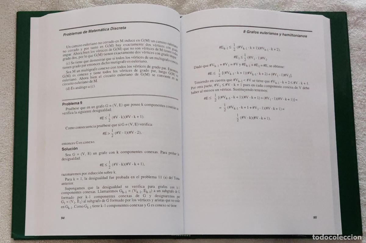 Libros de segunda mano de ciencias: PROBLEMAS DE MATEM&Aacute;TICA DISCRETA. - Foto 5