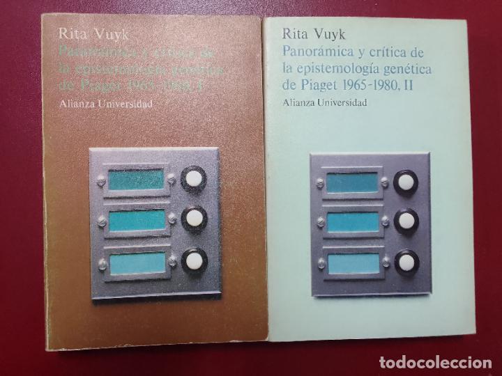 Gebrauchte B&uuml;cher: Rita Vuyk: Panor&aacute;mica y cr&iacute;tica de la epistemolog&iacute;a gen&eacute;tica de Piaget 1965- 1980 (2 tomos)